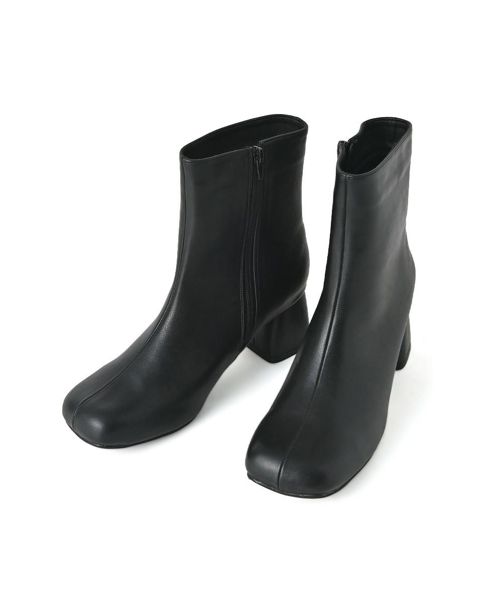 【SALE】SQUARE TOE MIDDLE BOOTS