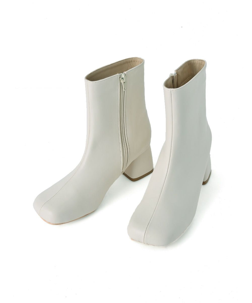 【SALE】SQUARE TOE MIDDLE BOOTS