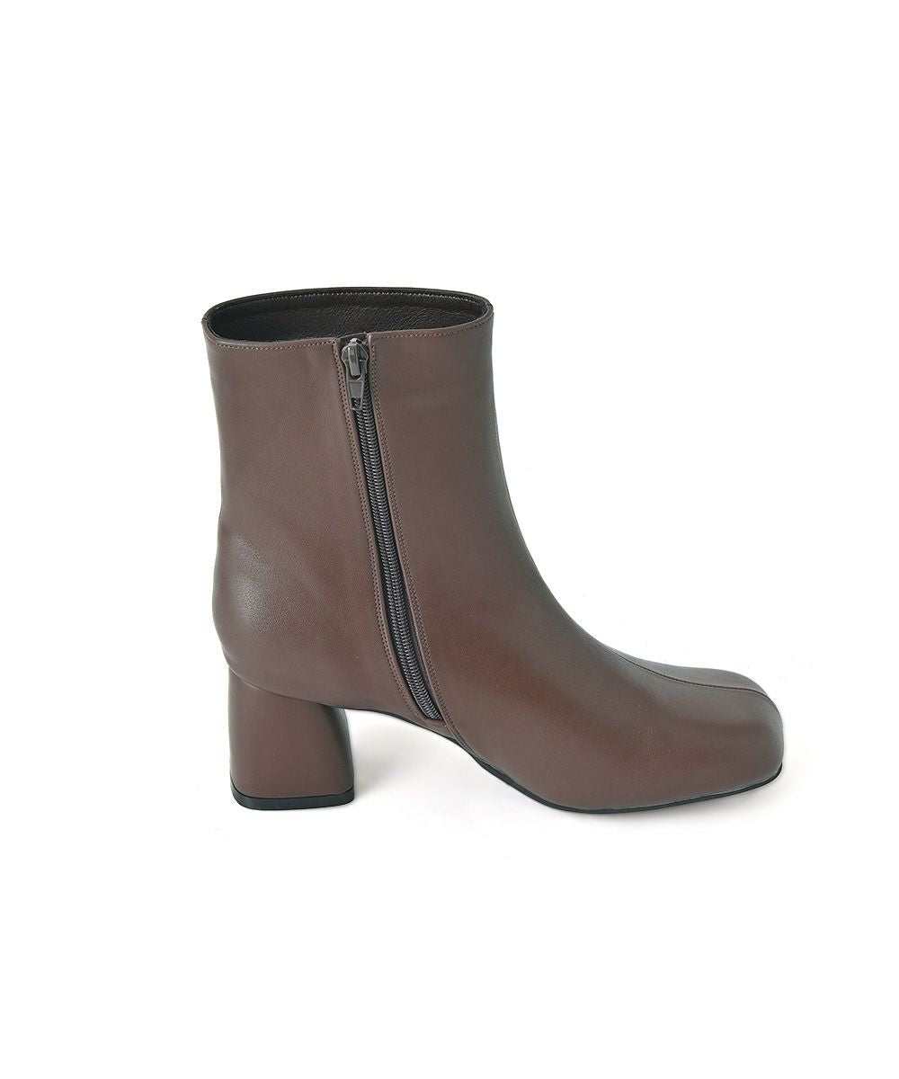 【SALE】SQUARE TOE MIDDLE BOOTS