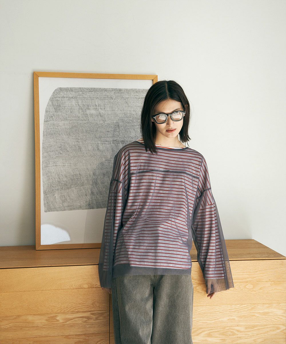 【SALE】SHEER MESH TOPS