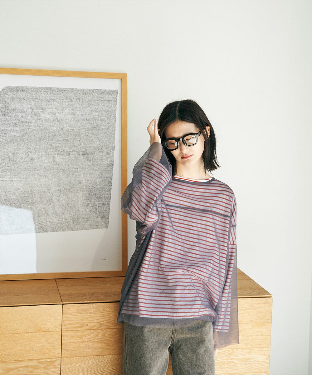 【SALE】SHEER MESH TOPS