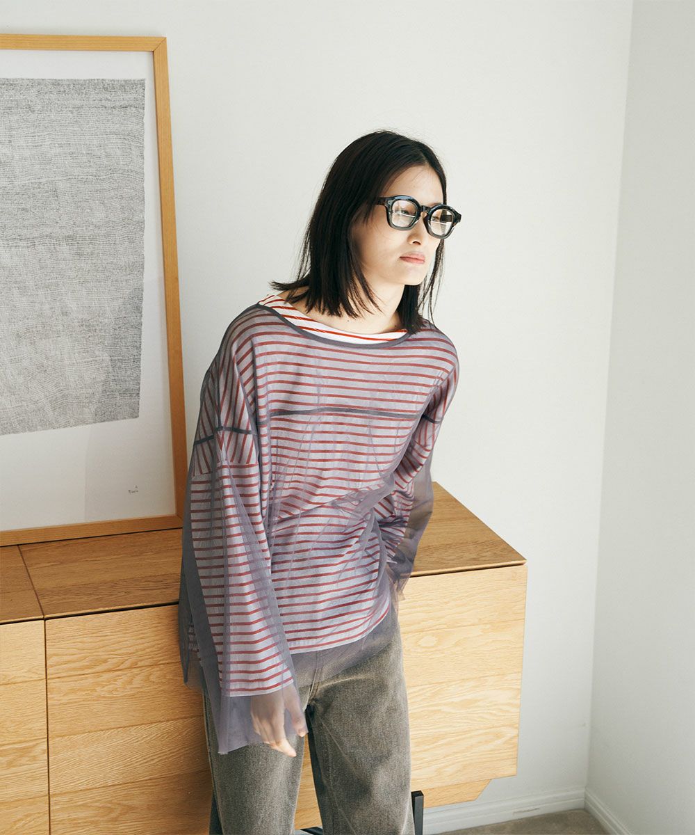 【SALE】SHEER MESH TOPS