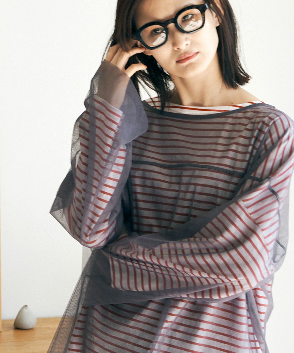 【SALE】SHEER MESH TOPS