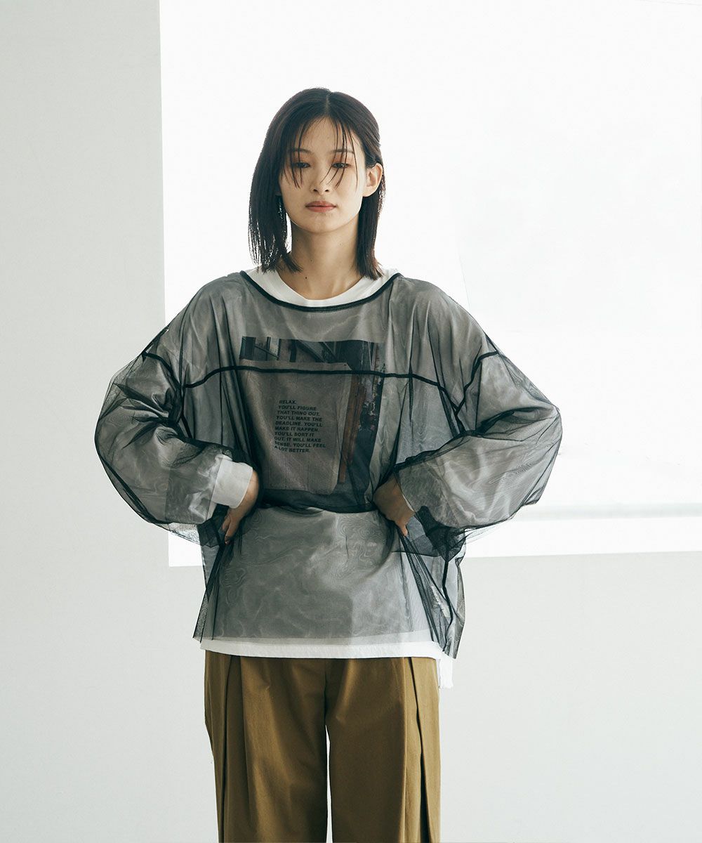 【SALE】SHEER MESH TOPS