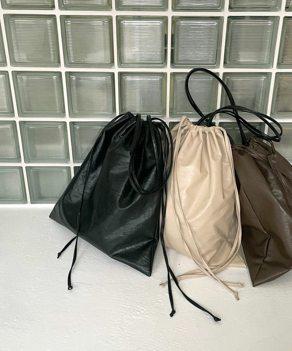 SLIM FAKE TOTE BAG