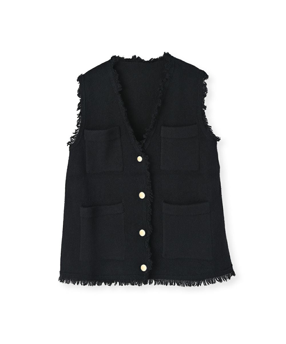 【SALE】FRINGE KNIT VEST