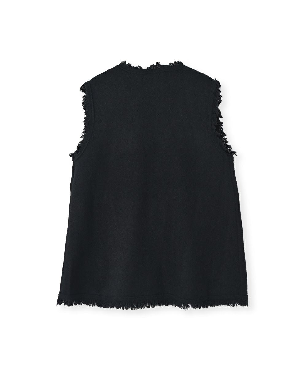 【SALE】FRINGE KNIT VEST