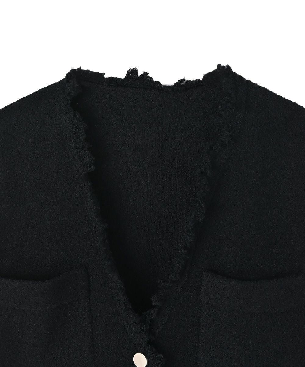 【SALE】FRINGE KNIT VEST