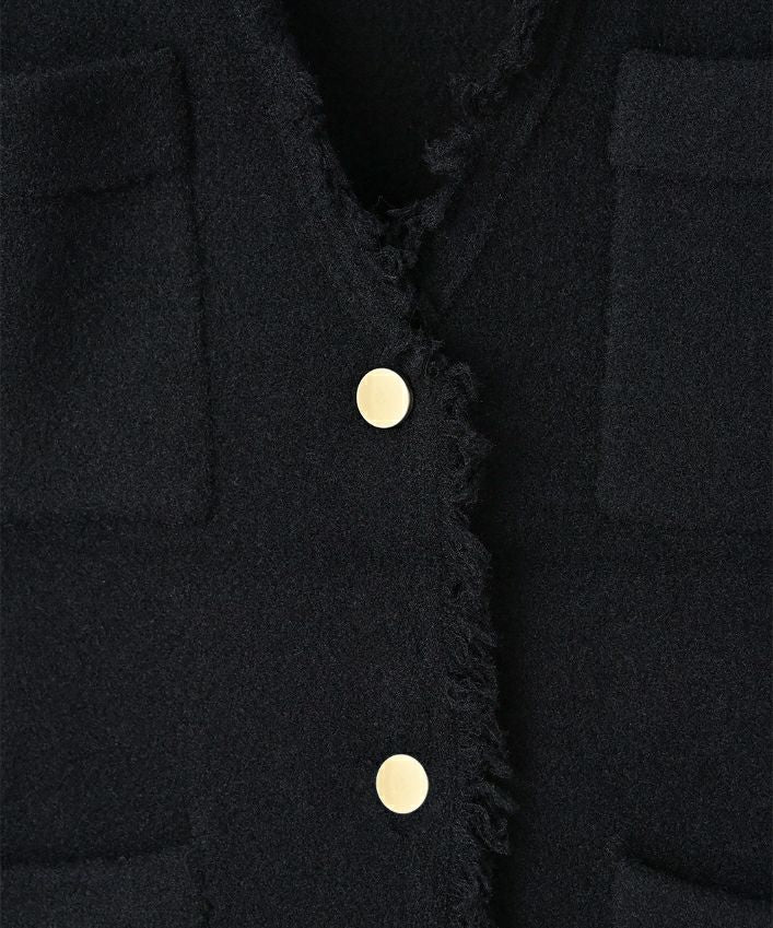 【SALE】FRINGE KNIT VEST