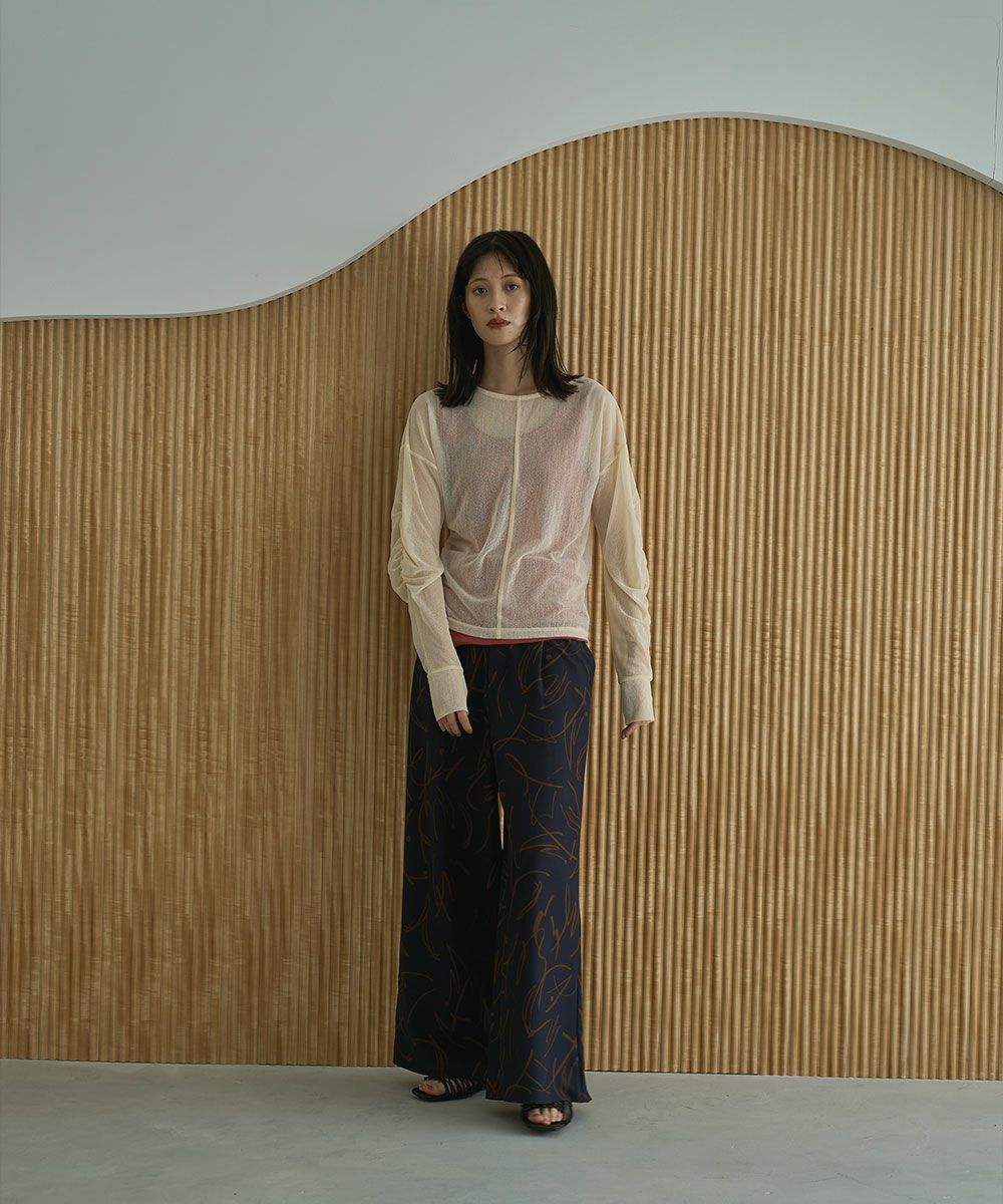 【SALE】MELANGE SHEER TOPS