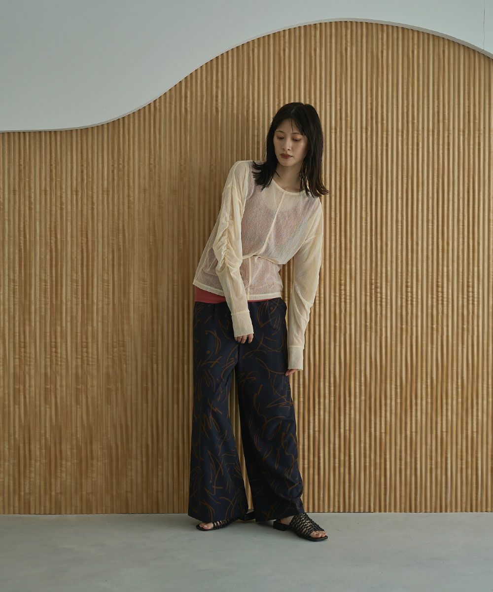 【SALE】MELANGE SHEER TOPS