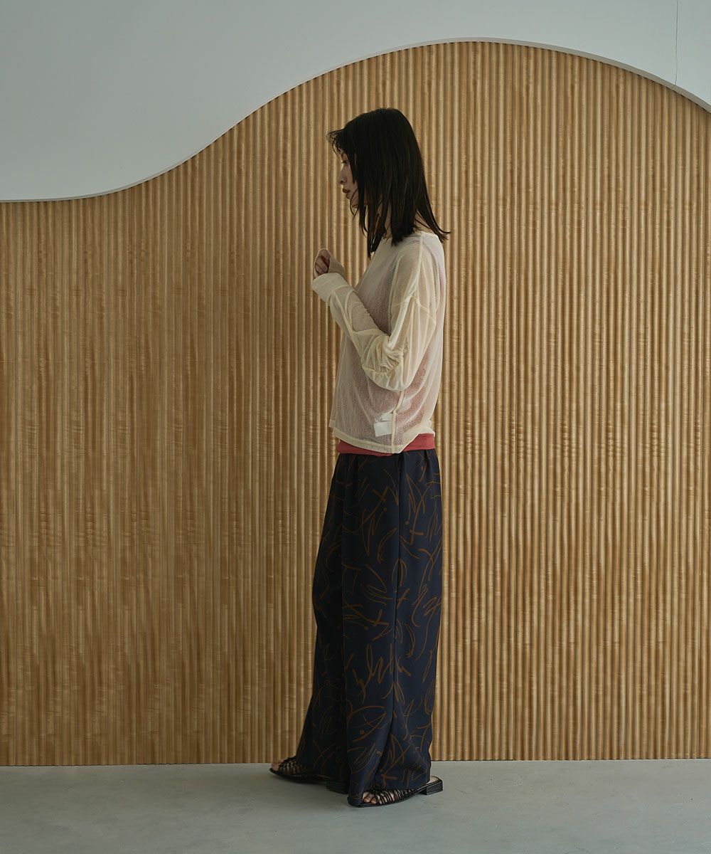 【SALE】MELANGE SHEER TOPS