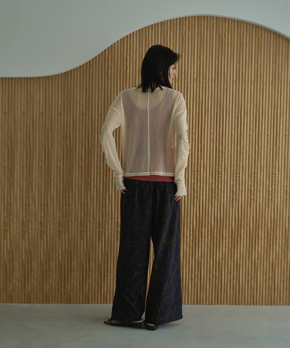 【SALE】MELANGE SHEER TOPS