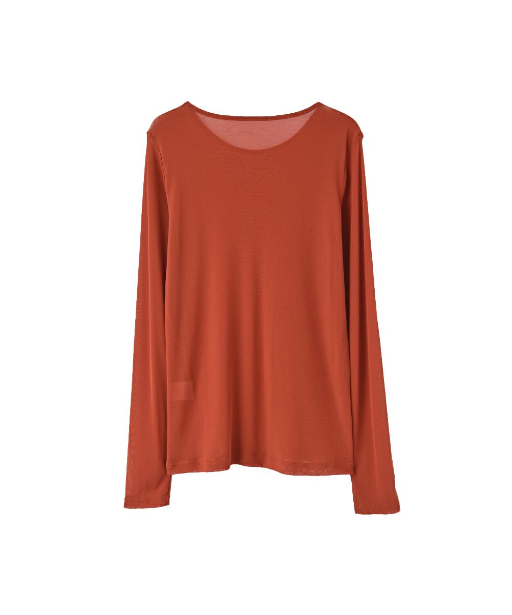 【SALE】VELOUR BUSTIER SET SHEER TEE