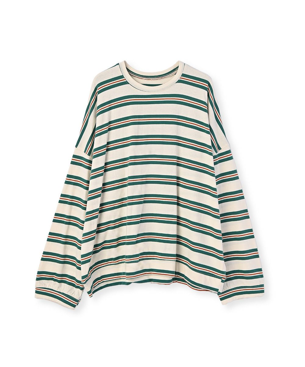 OVER SIZE BORDER TEE