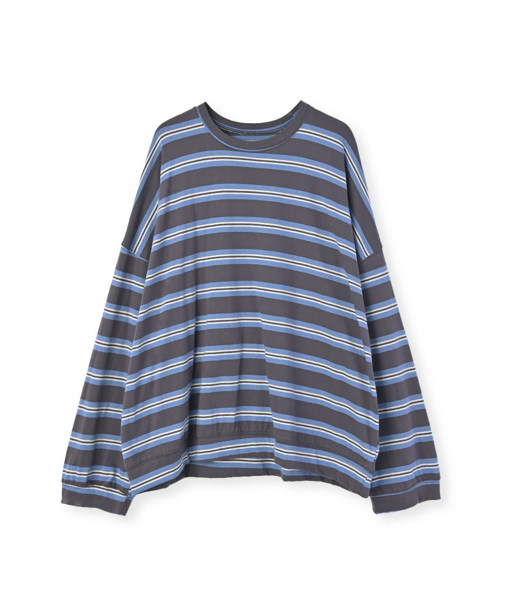 OVER SIZE BORDER TEE