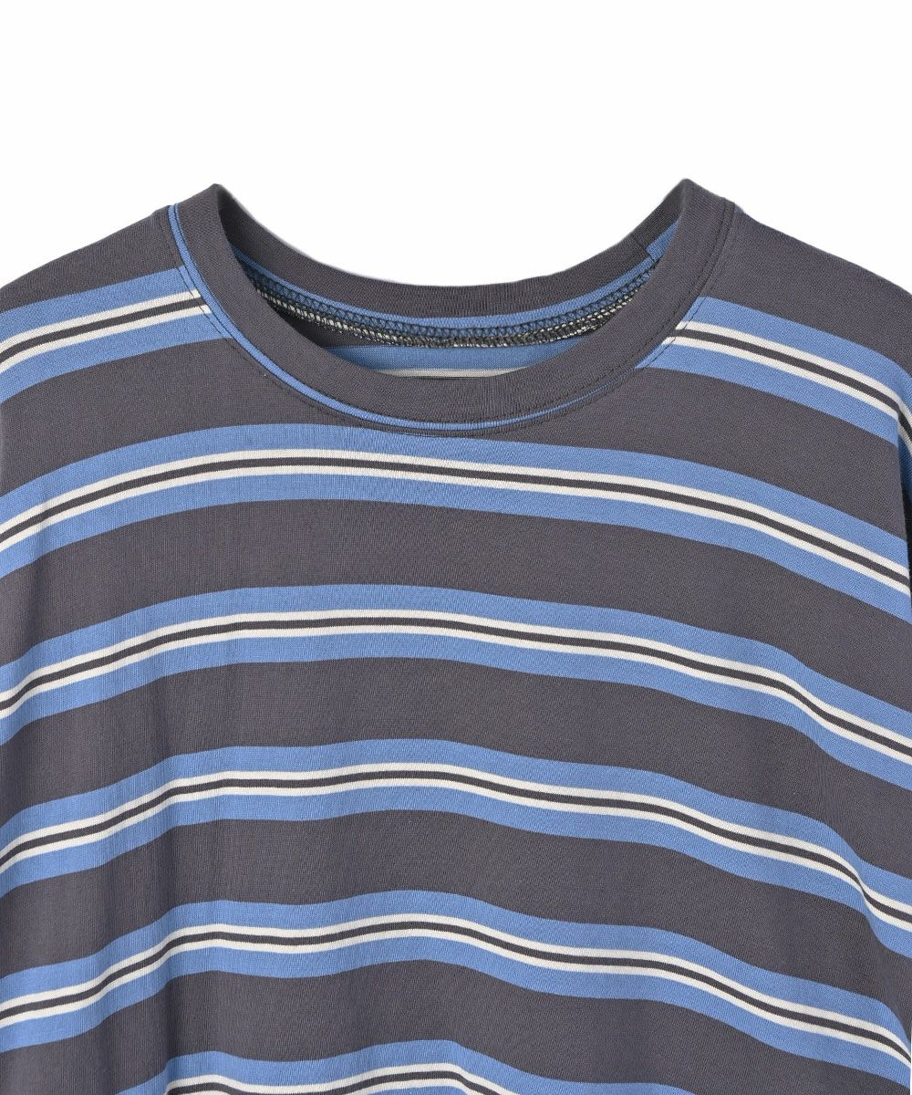 OVER SIZE BORDER TEE