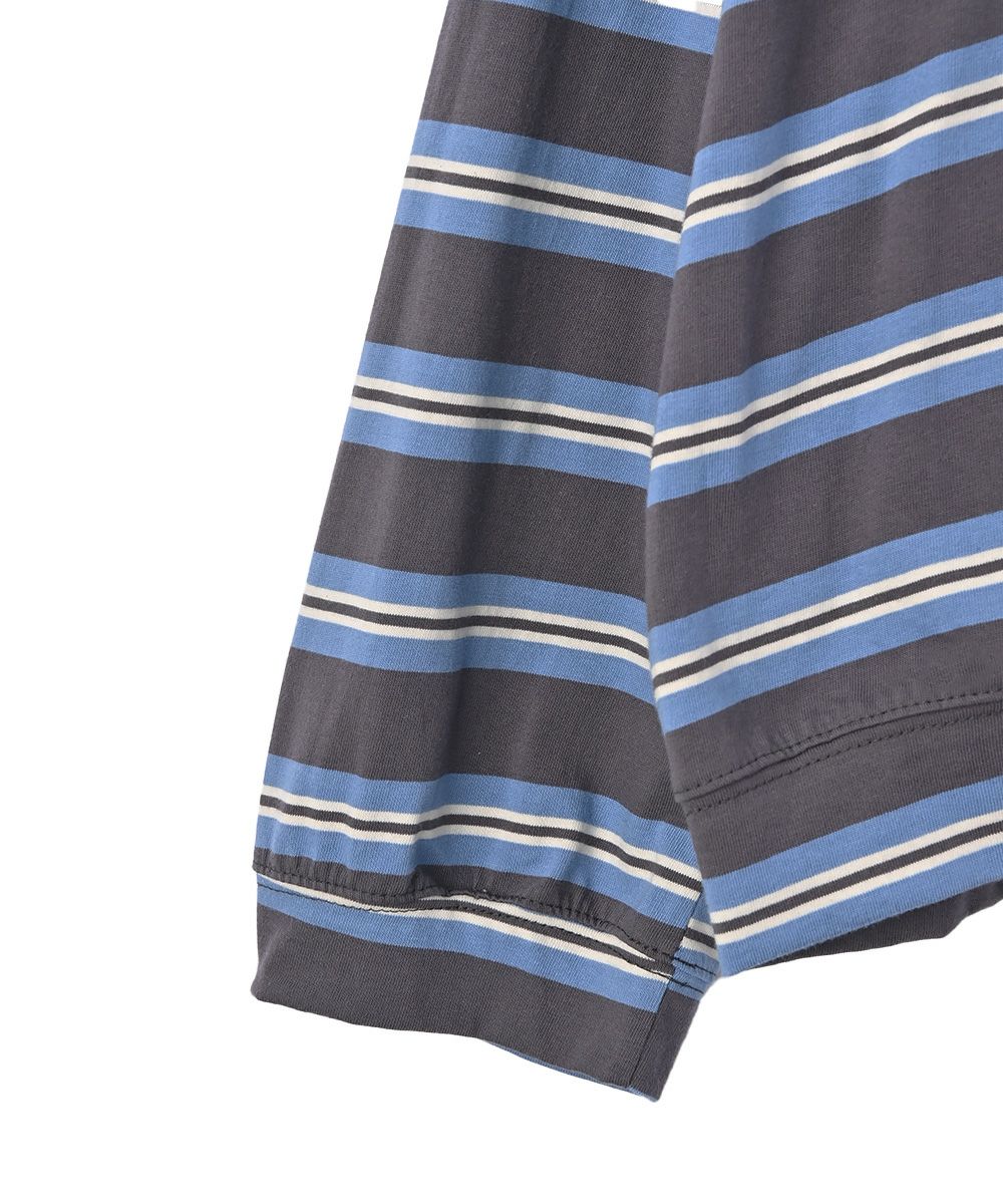 OVER SIZE BORDER TEE