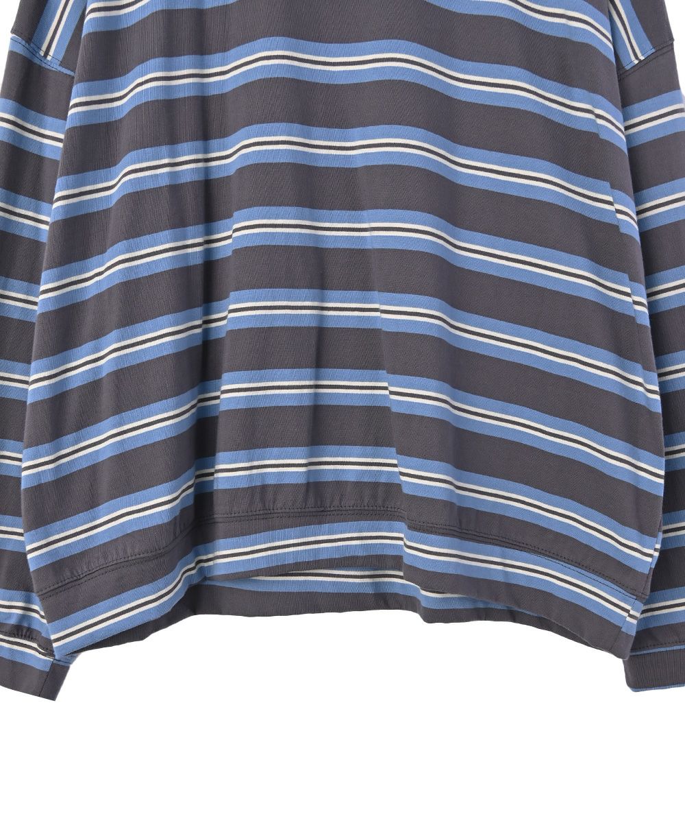 OVER SIZE BORDER TEE