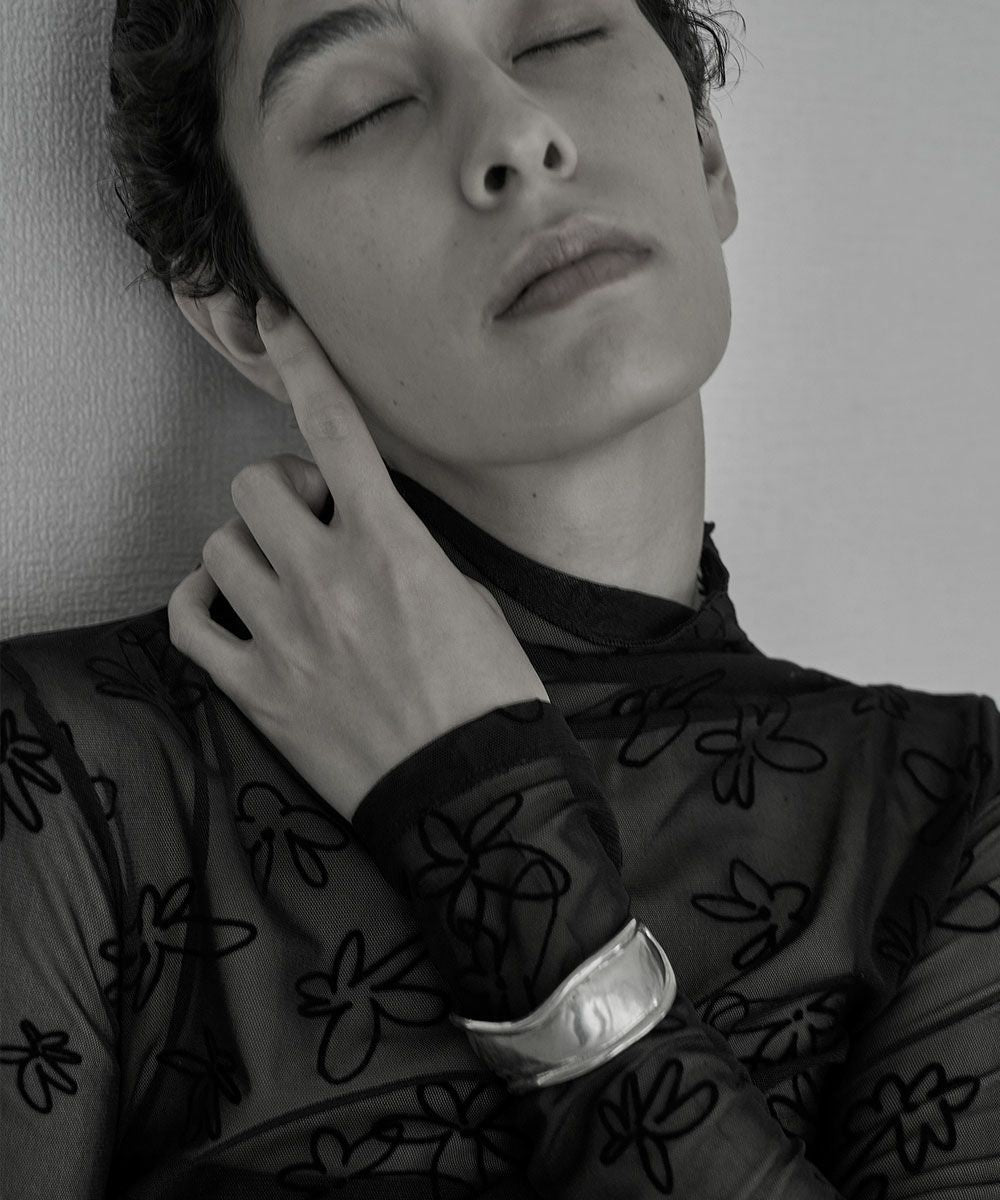 【SALE】FLOCKY SHEER TOPS