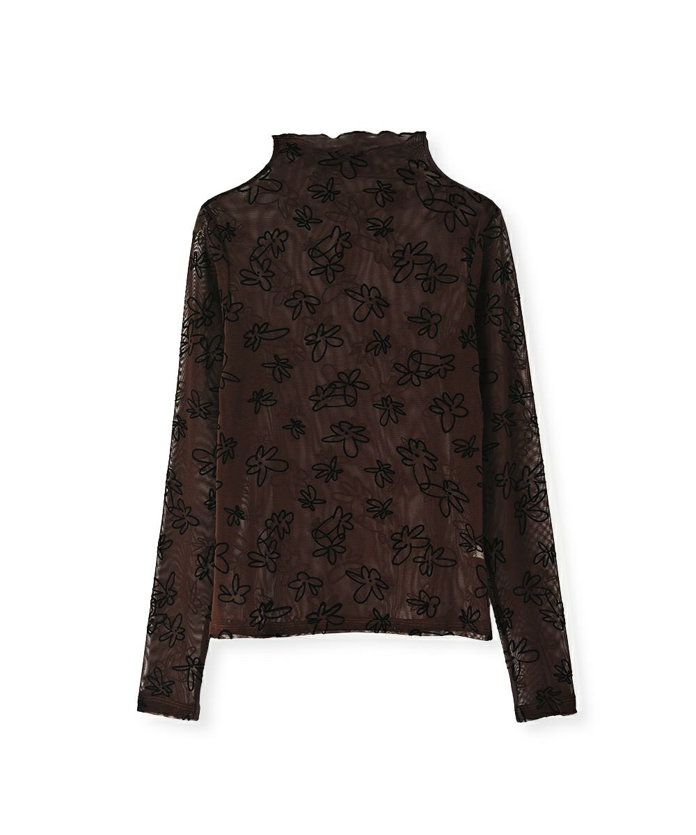 【SALE】FLOCKY SHEER TOPS