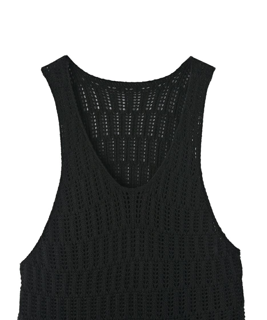 【SALE】OPENWORK KNIT TUNIC