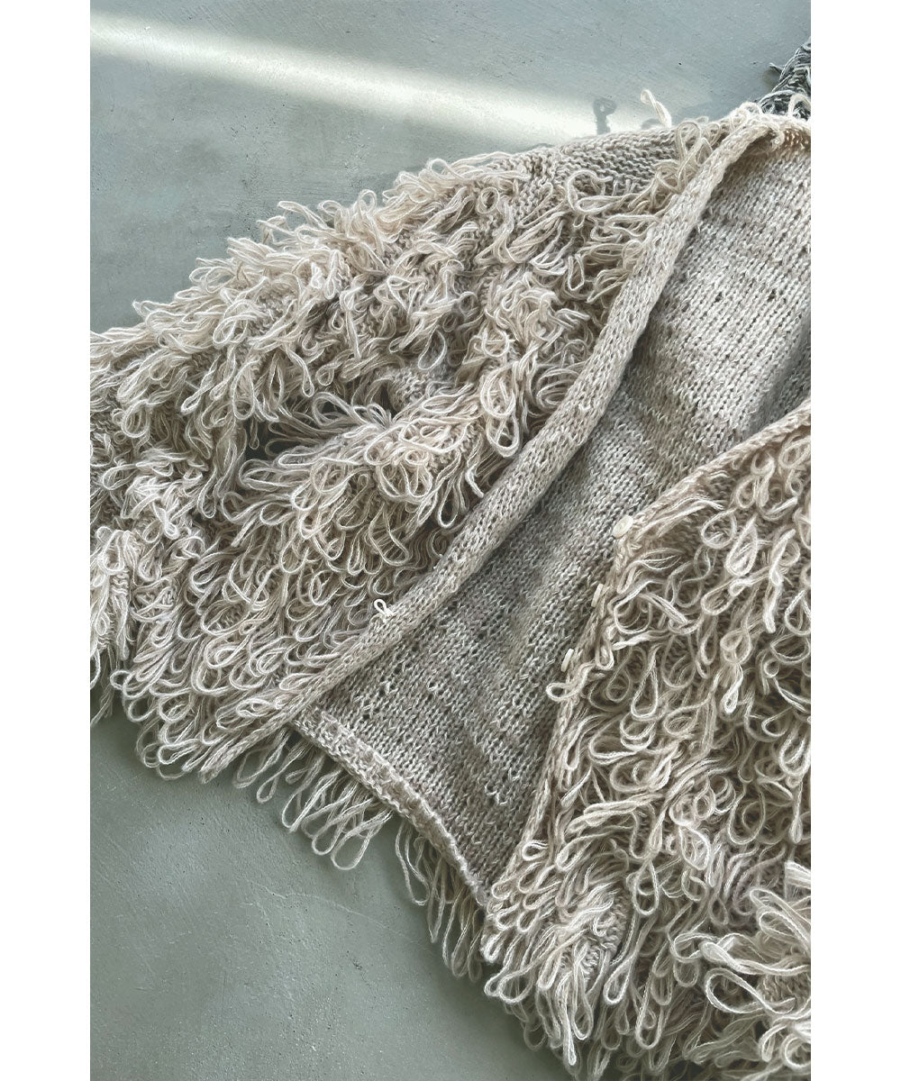 【SALE】MIX LOOP KNIT CARDIGAN