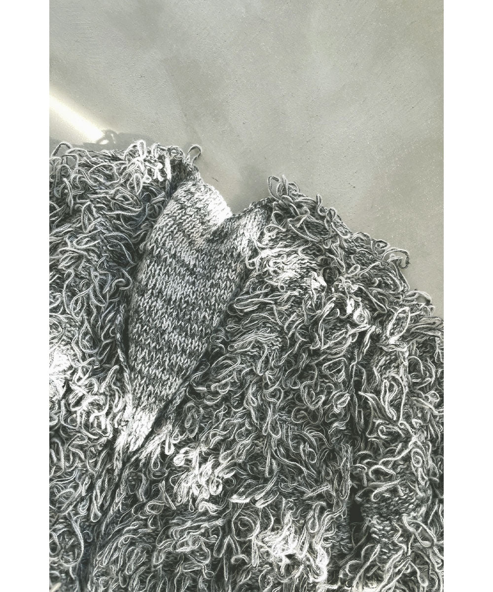 【SALE】MIX LOOP KNIT CARDIGAN