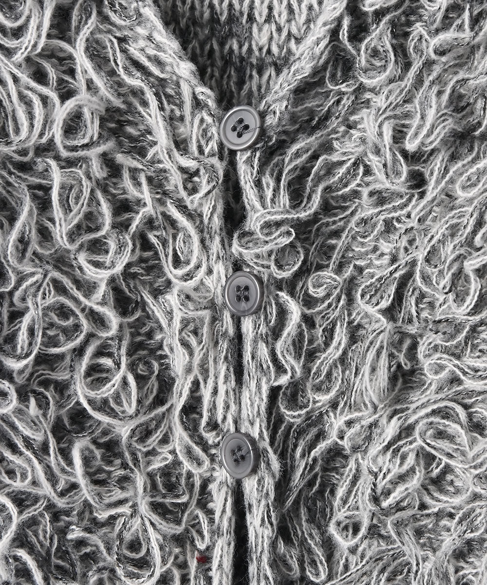 【SALE】MIX LOOP KNIT CARDIGAN