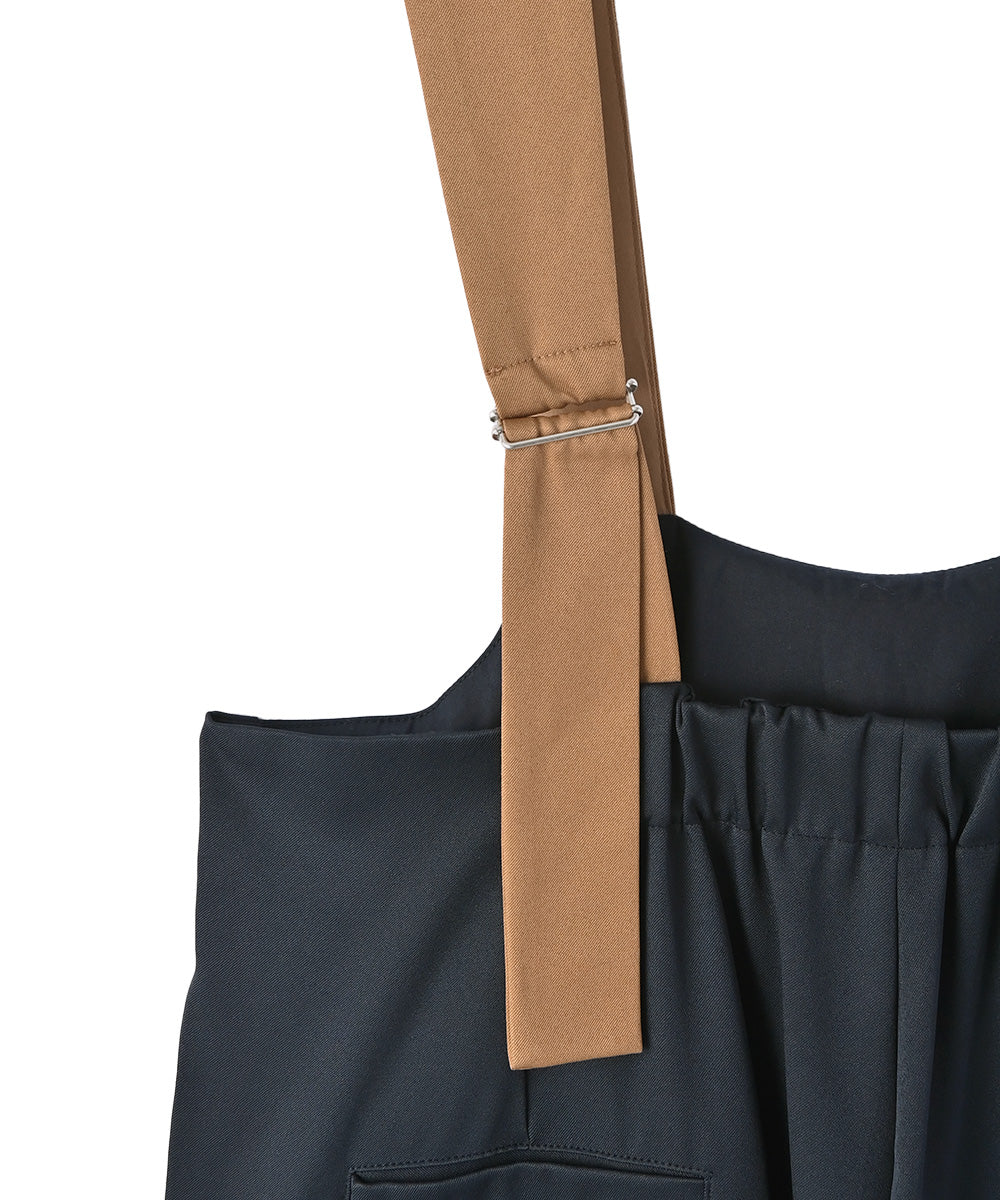 BI-COLOR WIDE SALOPETTE