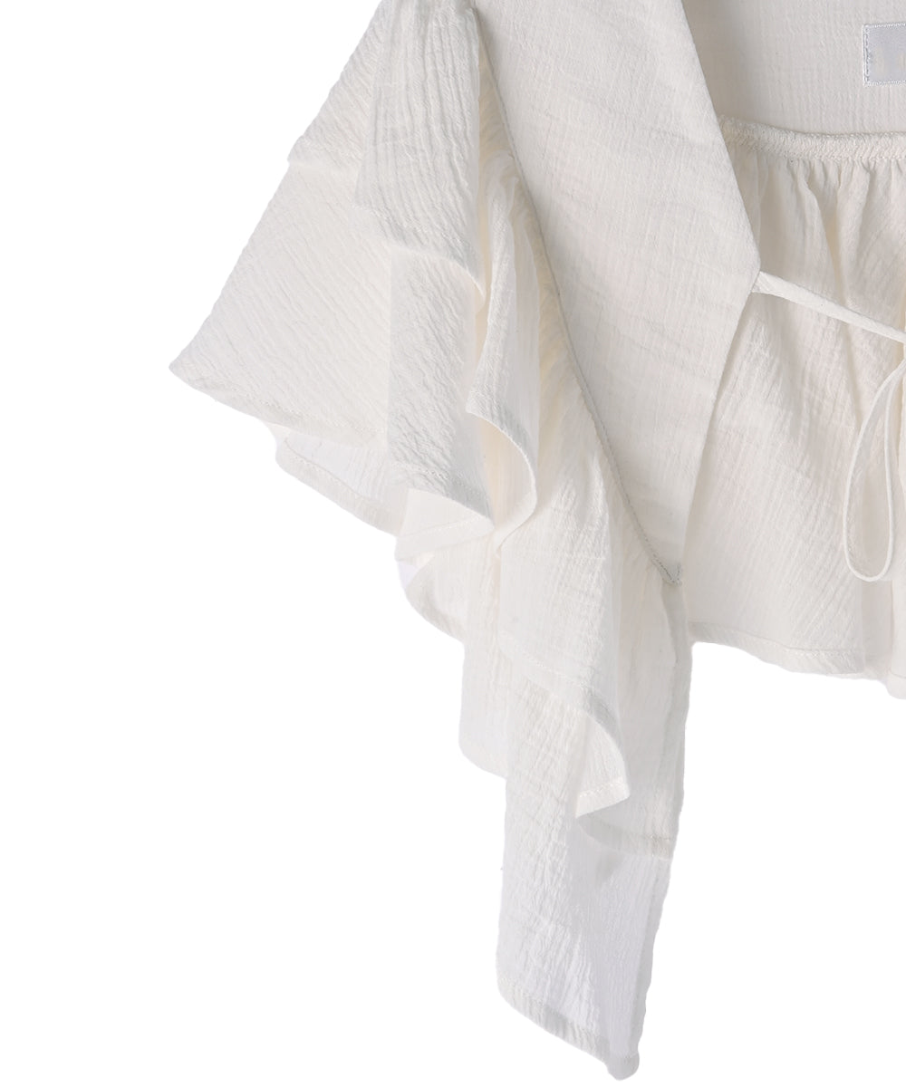 DOUBLE RUFFLE COLLAR