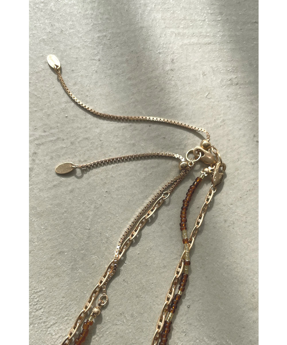 BEADS & CHAIN NECKLACE