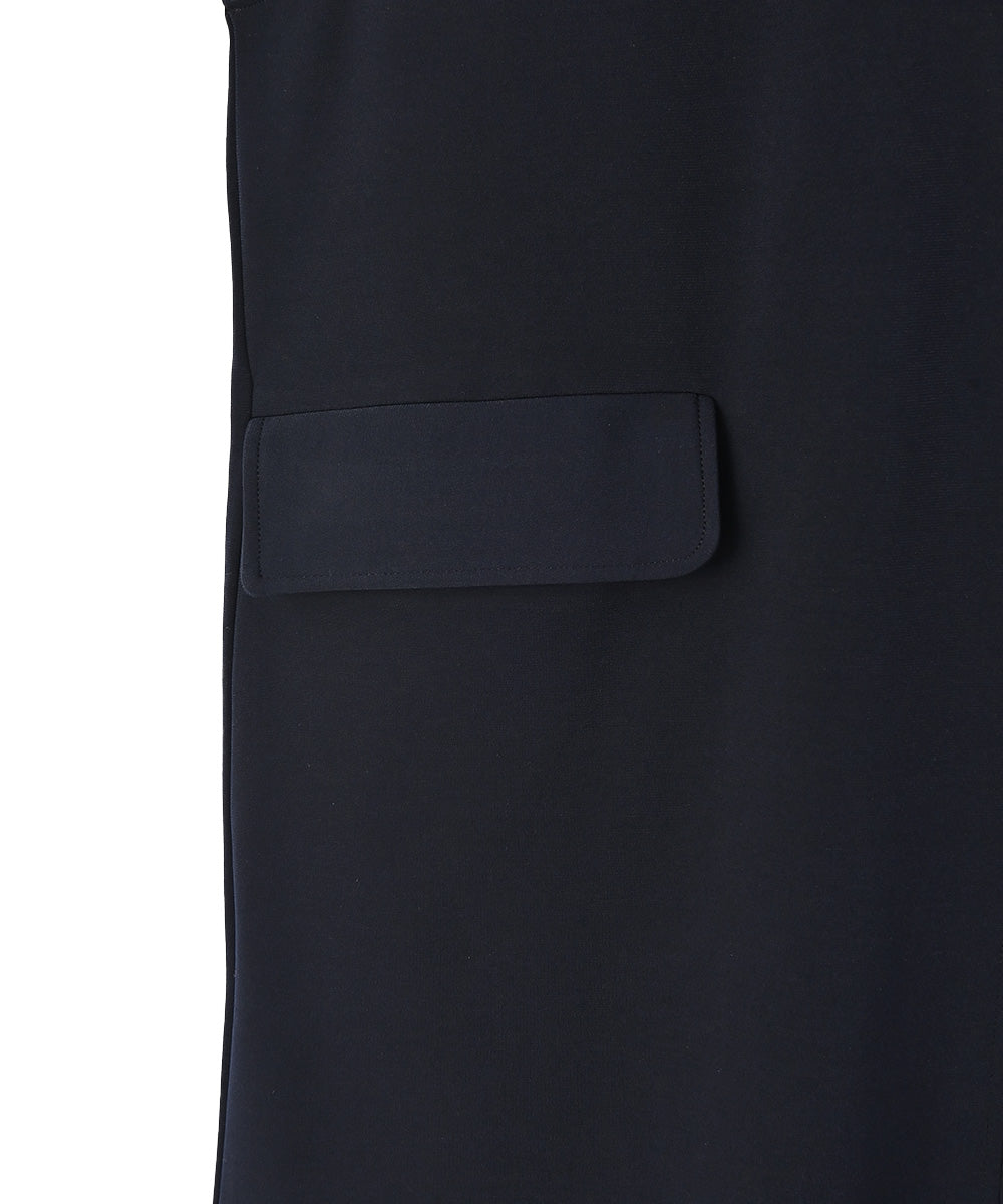 【SALE】FLAP LONG VEST DRESS