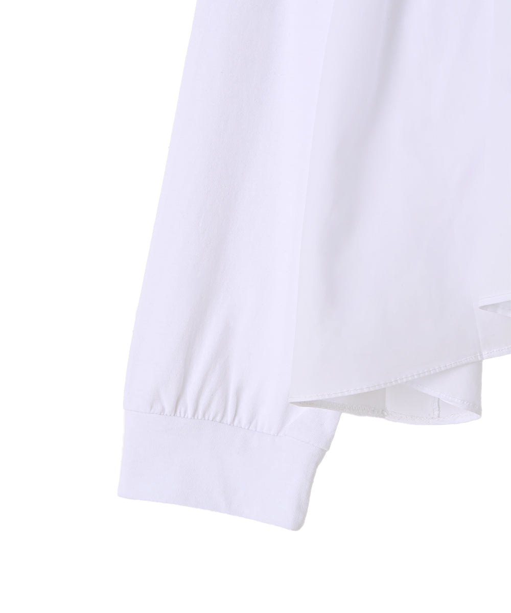 OTONA SWITCHING PEPLUM TEE(25SS)