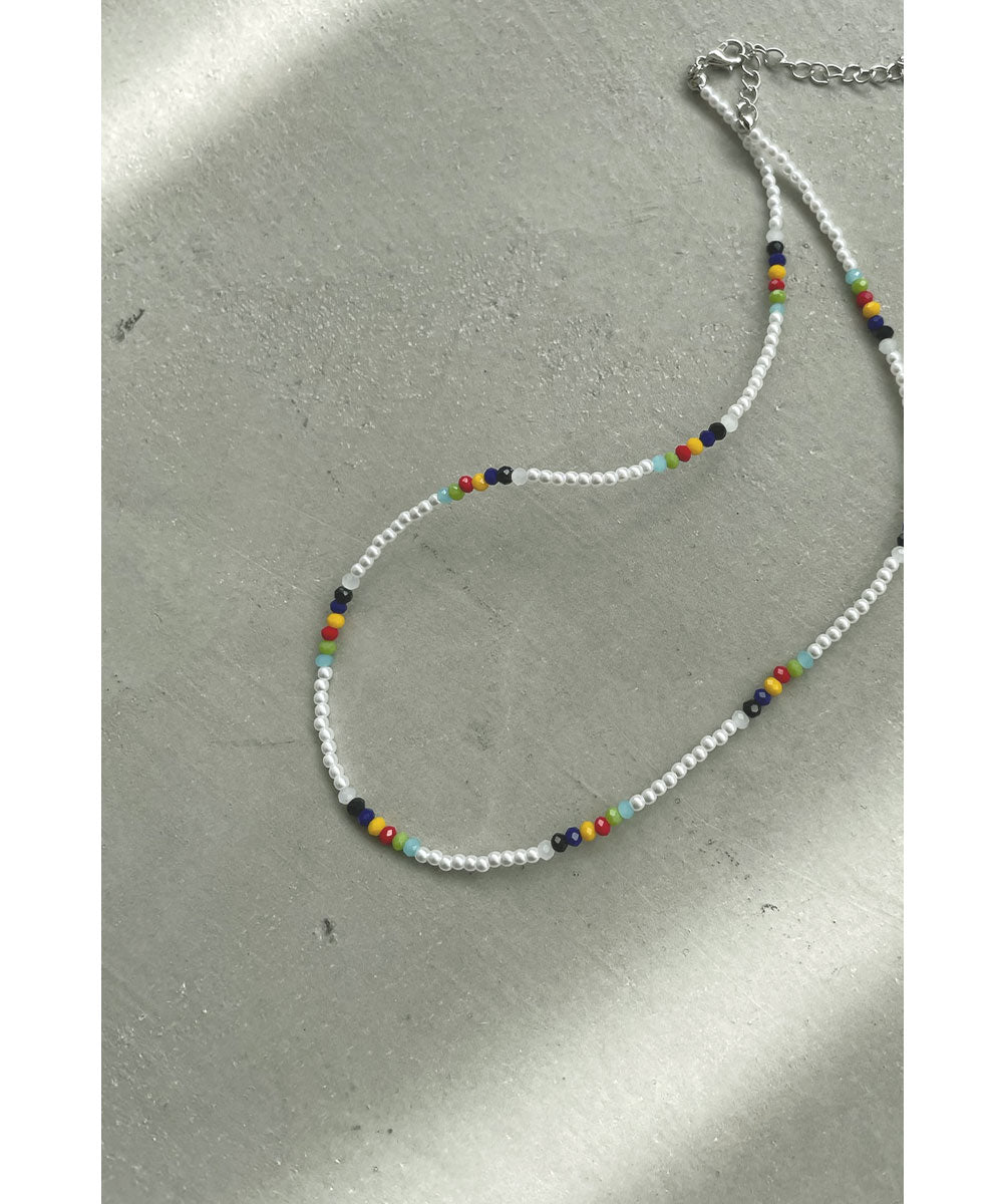 7COLORS BEADS NECKLACE