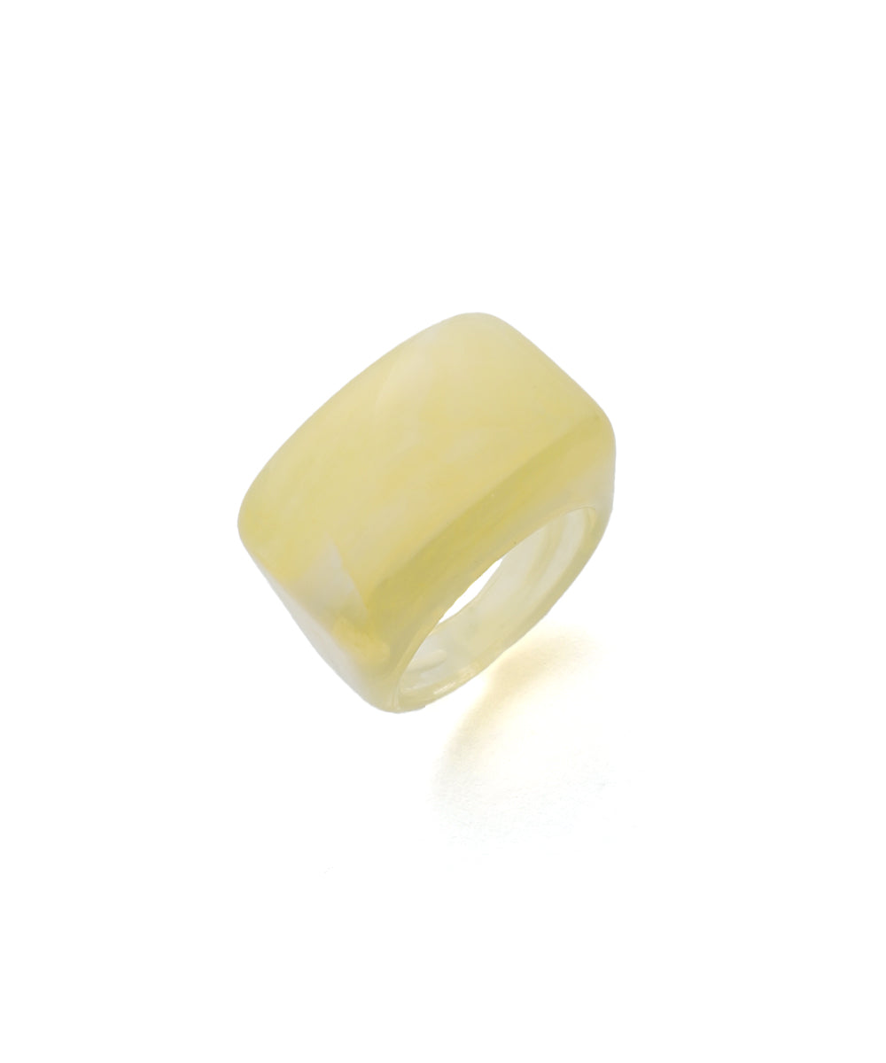 SQUARE TRANSLUCENT RING
