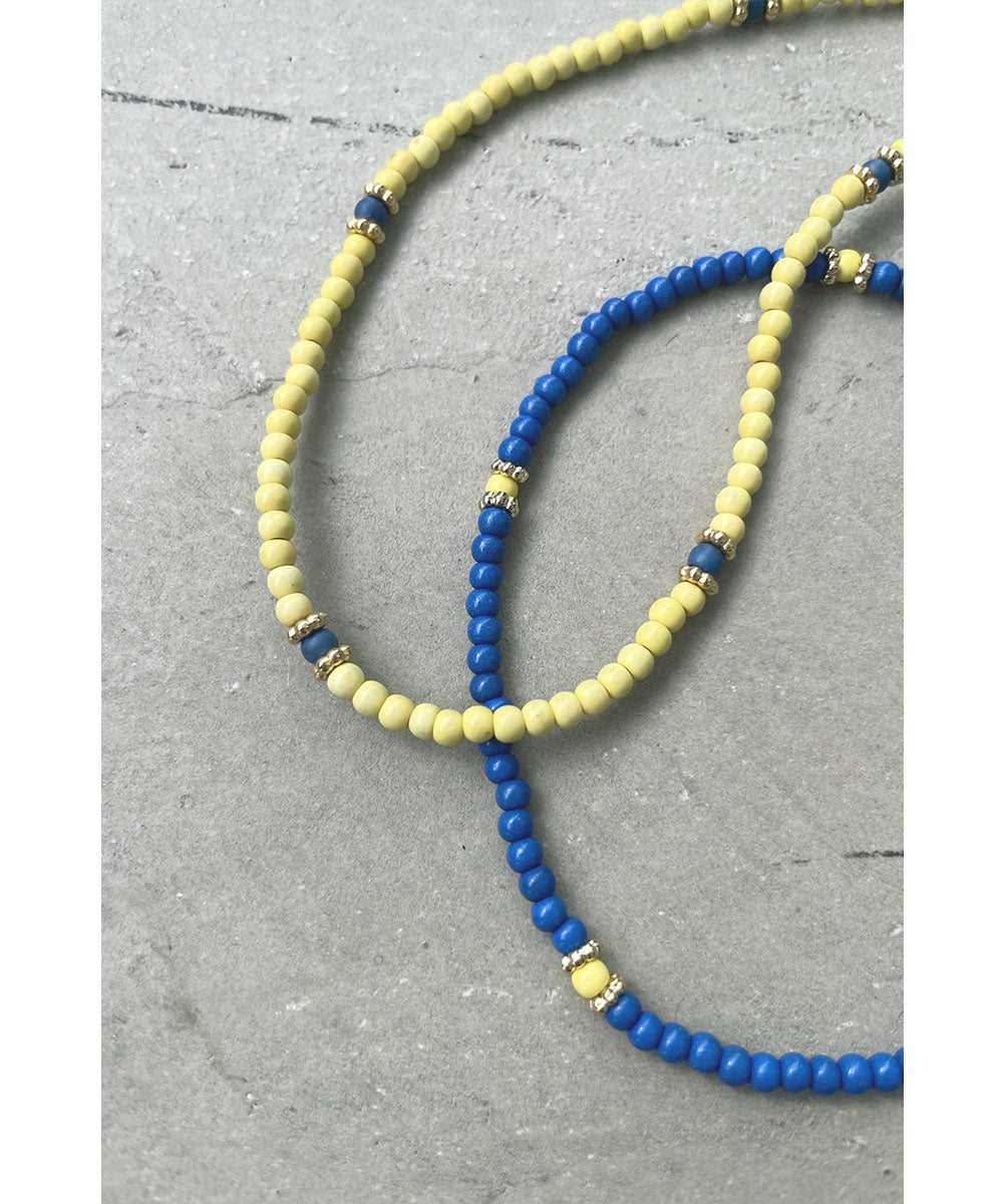 SYNTHETIC STONE COLOR NECKLACE