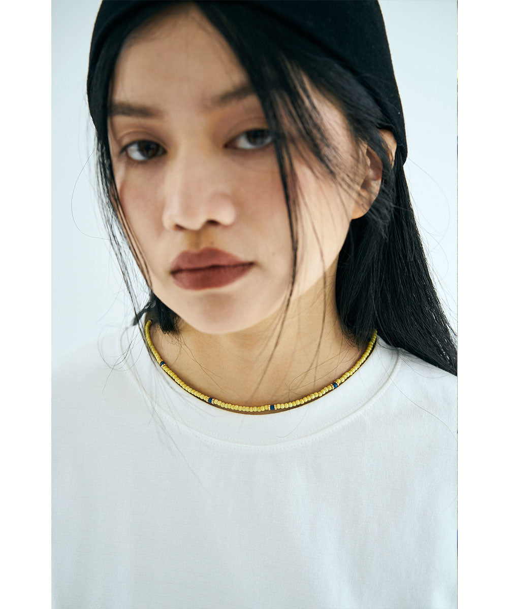 SYNTHETIC STONE COLOR NECKLACE