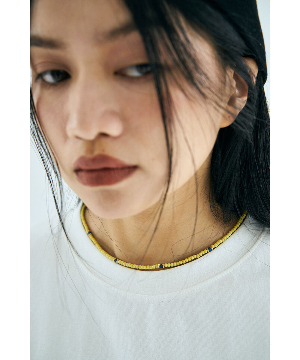 SYNTHETIC STONE COLOR NECKLACE