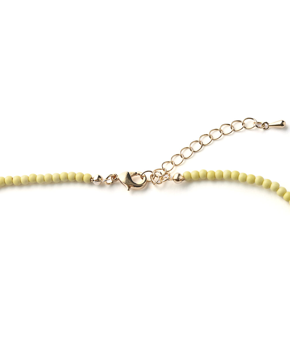 SYNTHETIC STONE COLOR NECKLACE