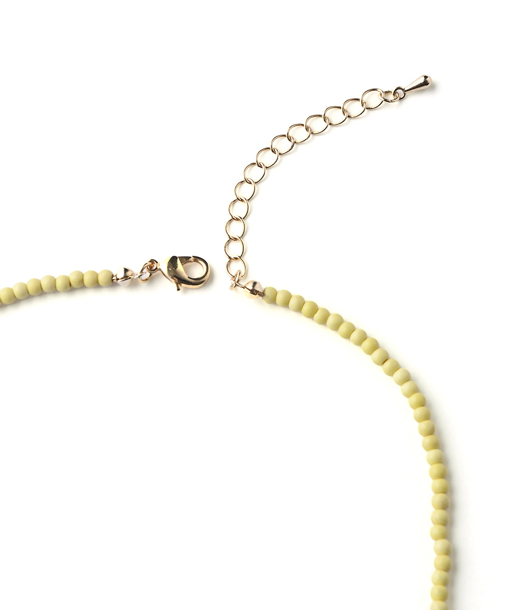 SYNTHETIC STONE COLOR NECKLACE