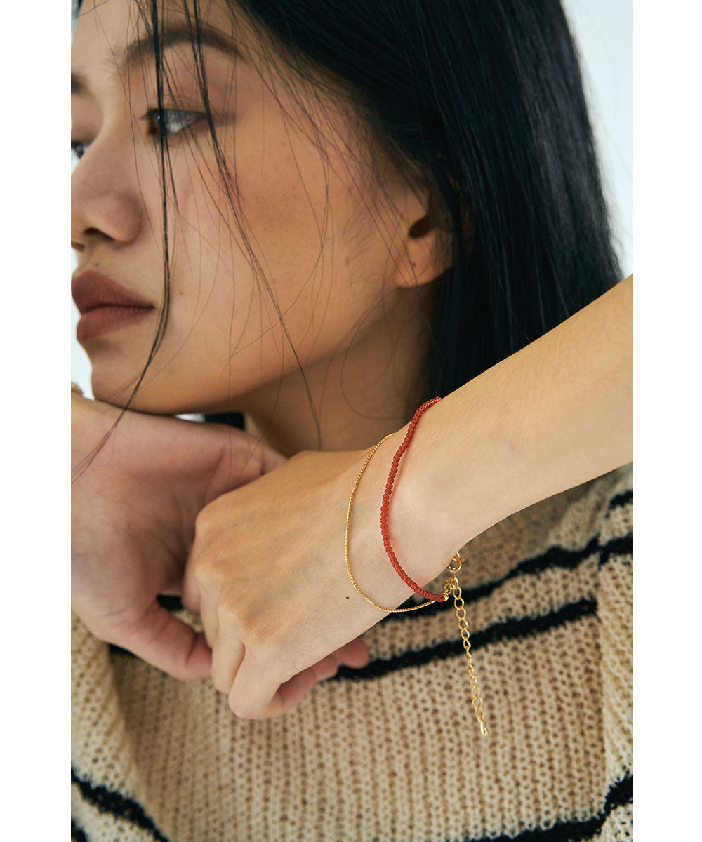 BEADS & CHAIN BRACELET