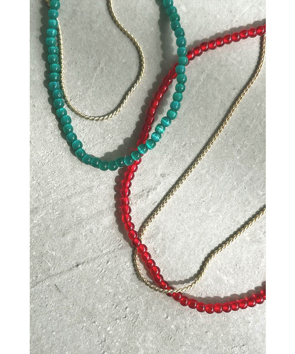 BEADS & CHAIN BRACELET