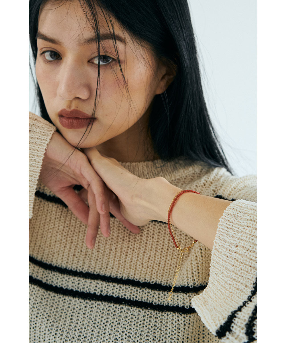 BEADS & CHAIN BRACELET