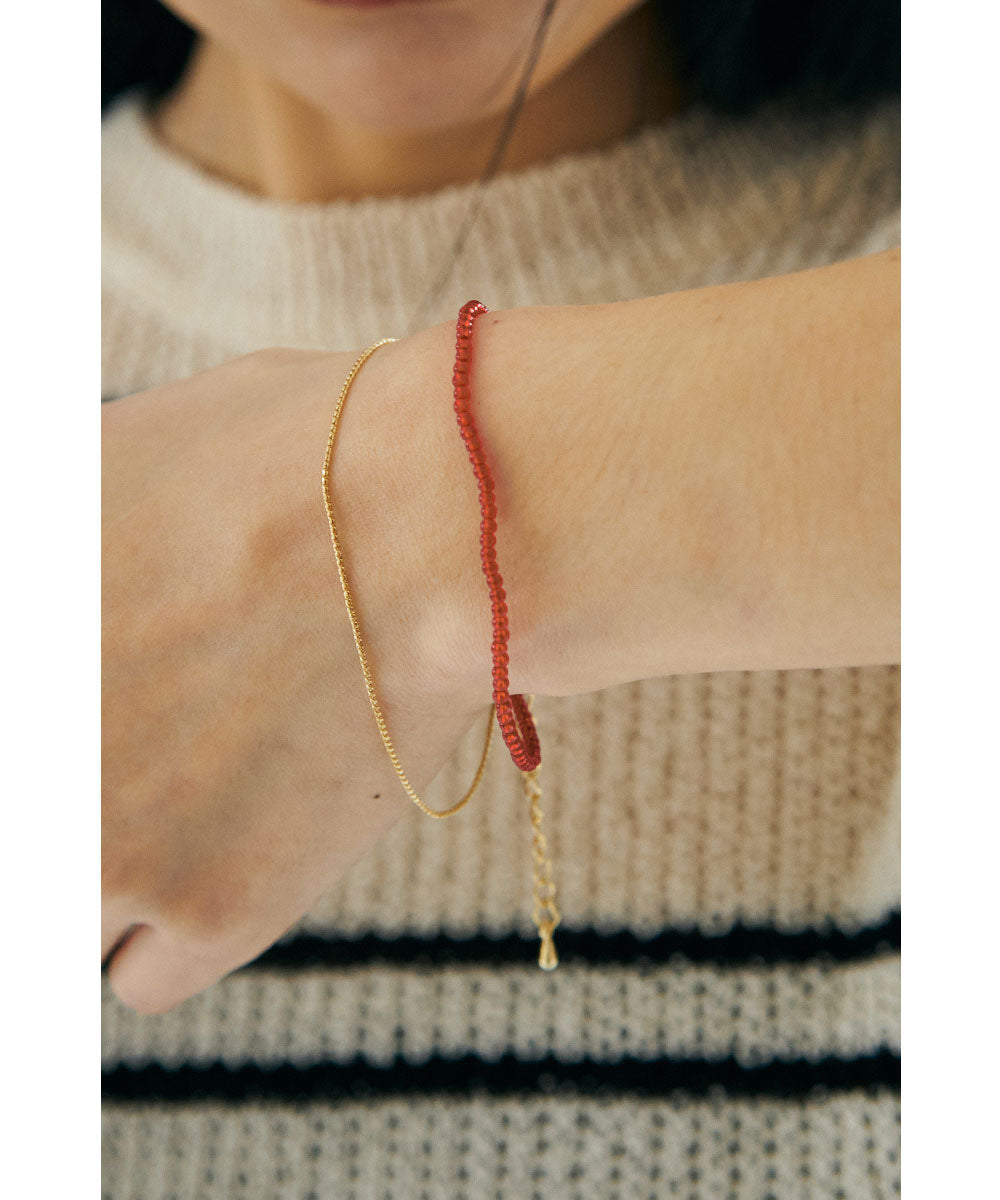 BEADS & CHAIN BRACELET