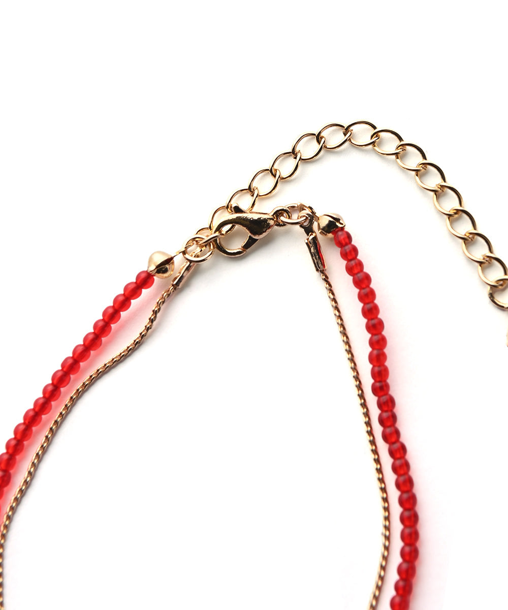 BEADS & CHAIN BRACELET