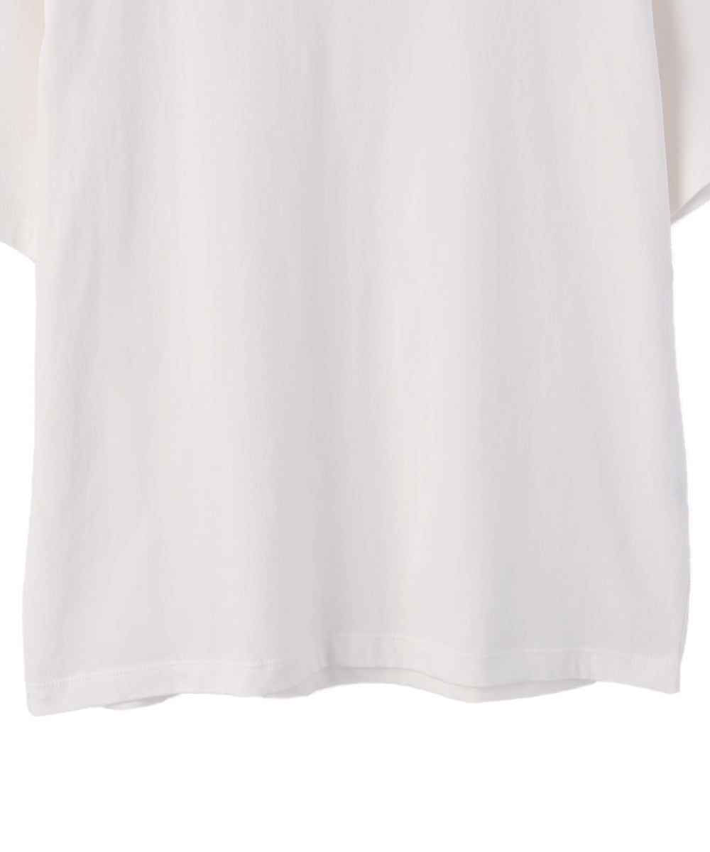 U NECK HALF SLEEVE OVER TEE