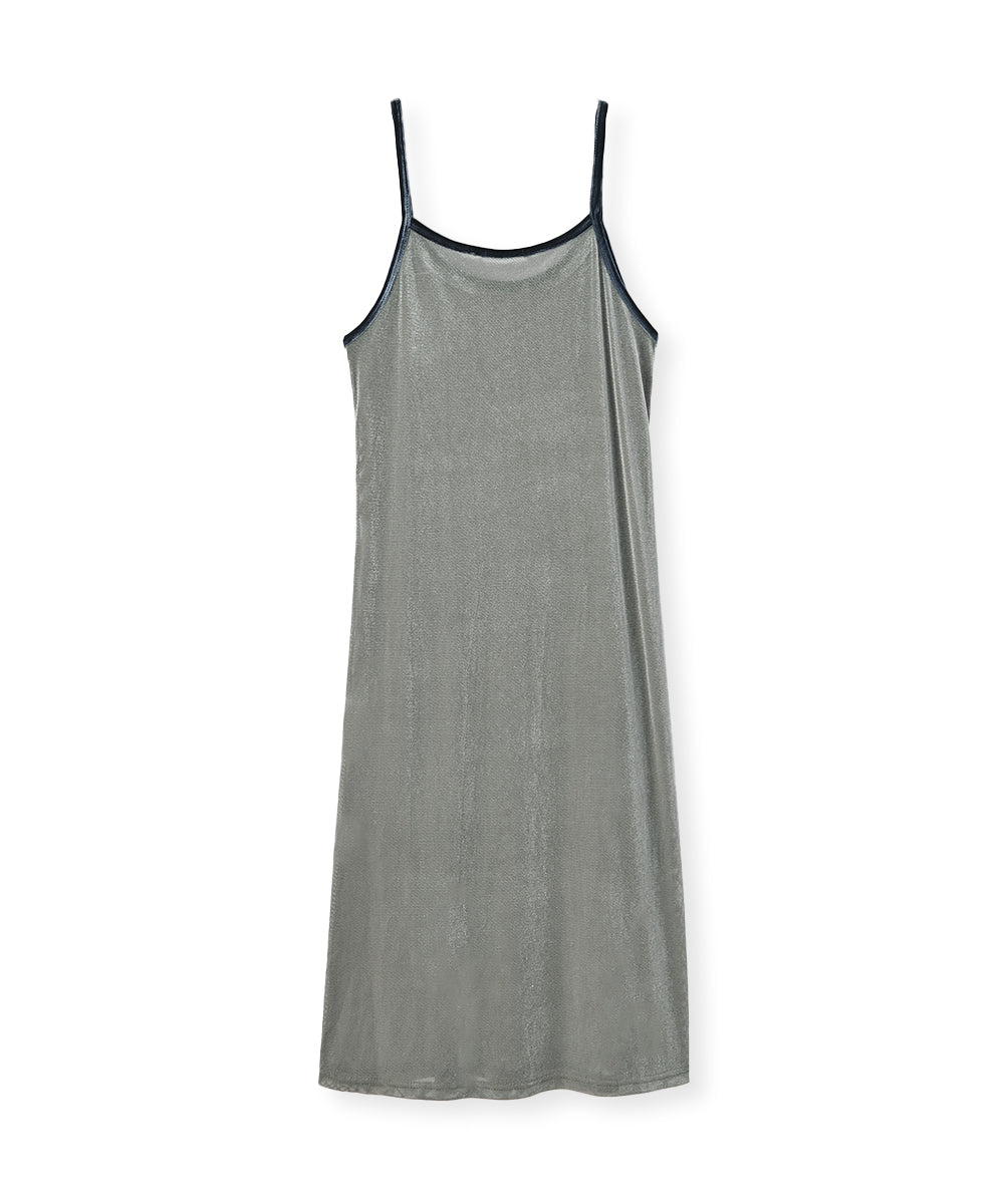 MESH BINDING CAMI DRESS