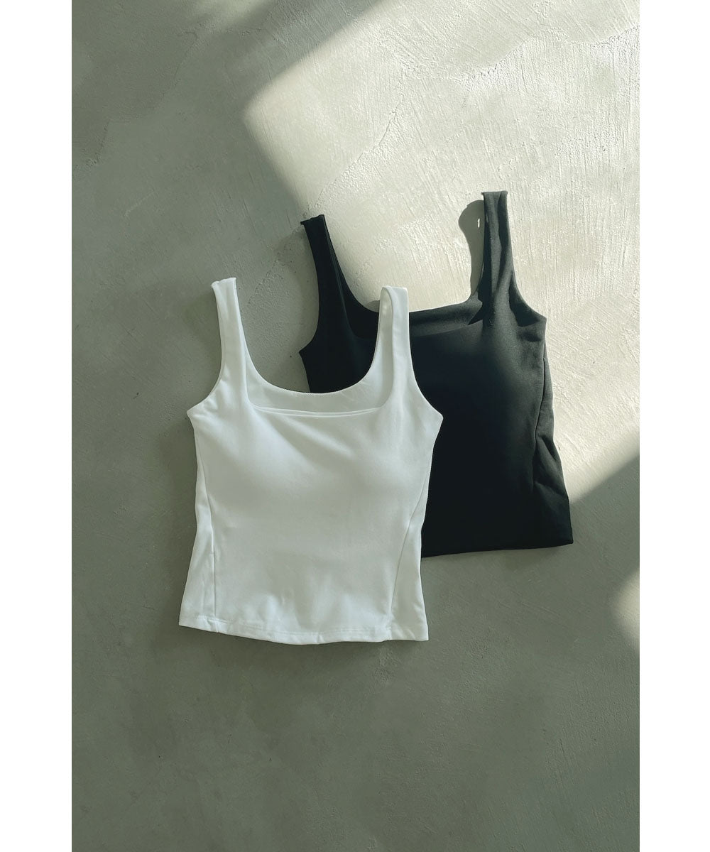 CUP IN SQUARE TANKTOP