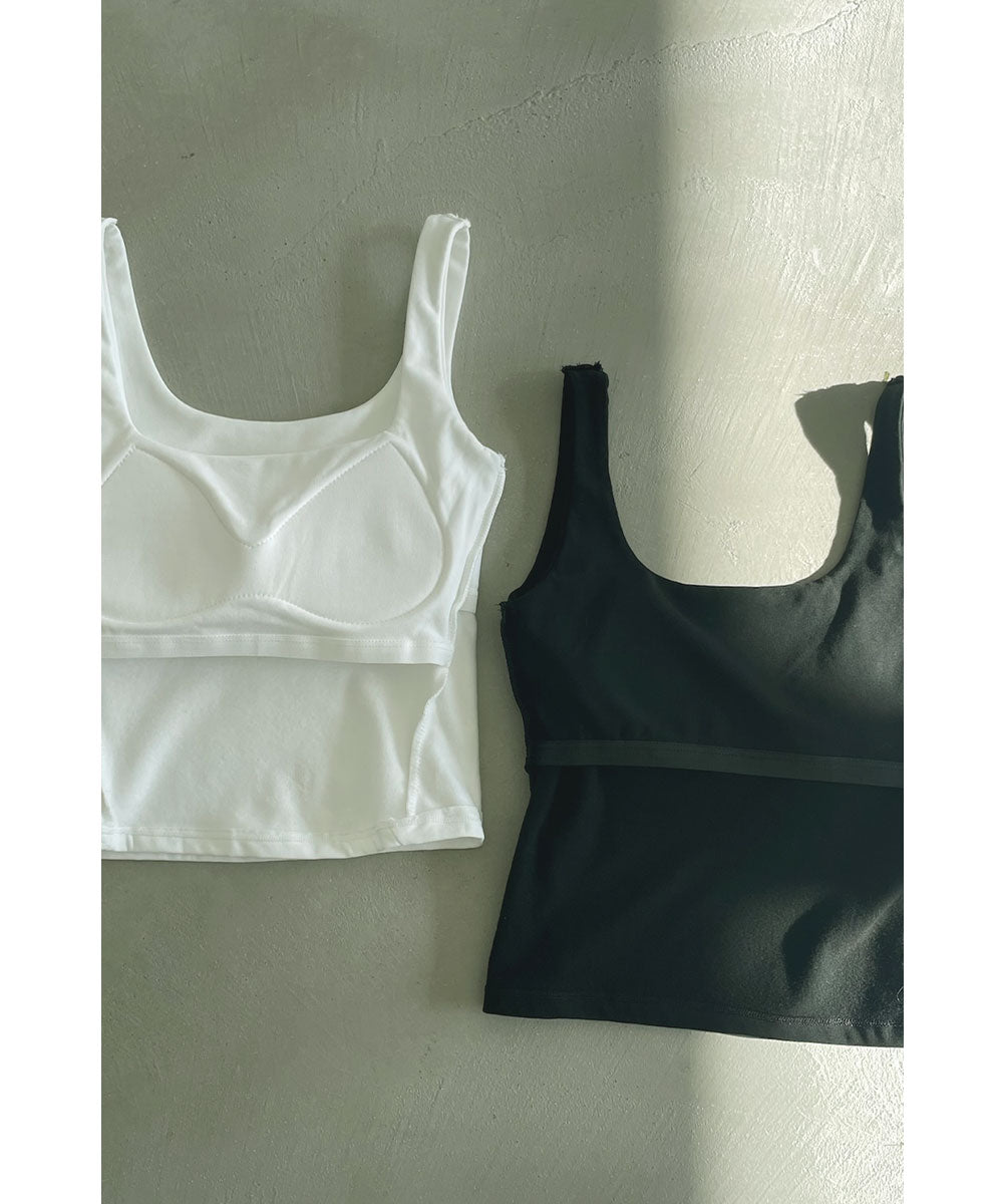 CUP IN SQUARE TANKTOP